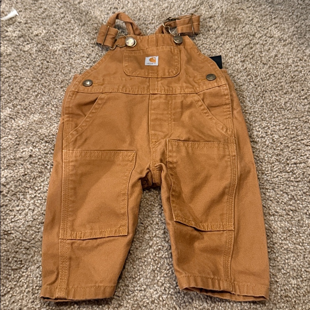 Carhartt Tan Kids Overalls